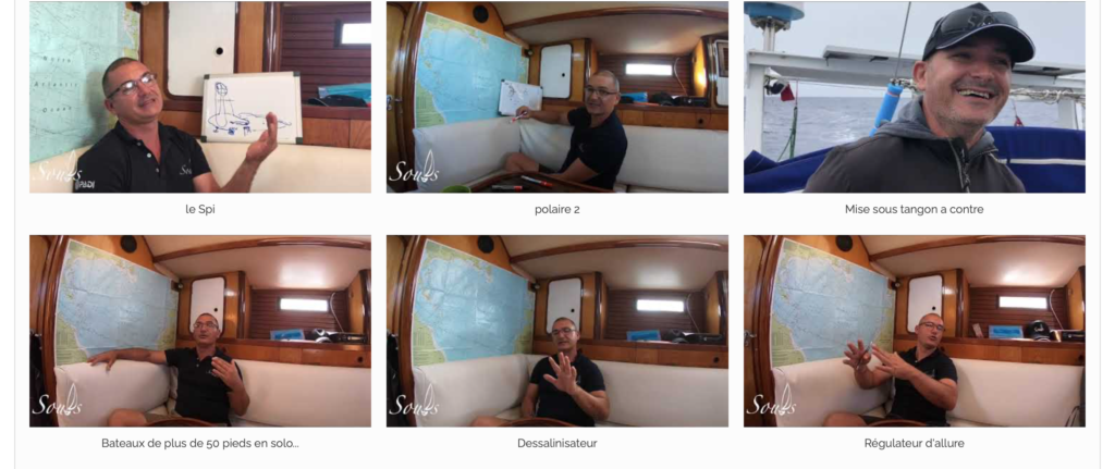 les mouillages en voilier